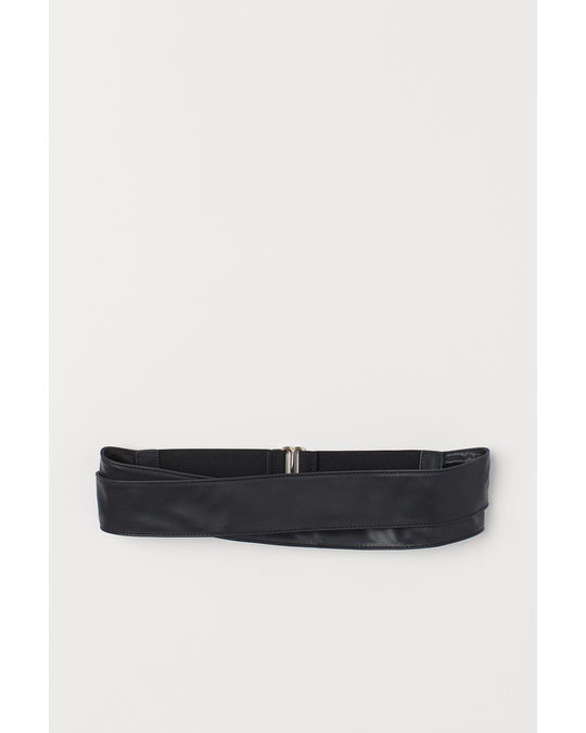 H&M Wrapover Waist Belt Black