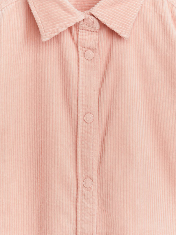 ARKET Corduroy Overshirt Dusty Pink