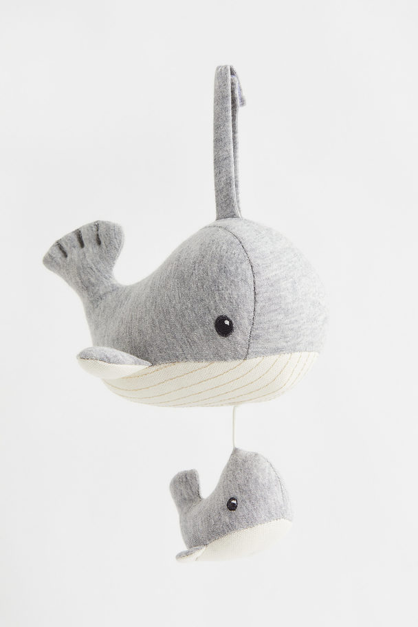 H&M HOME Musical Soft Toy Grey/whale