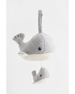 Musical Soft Toy Grey/whale