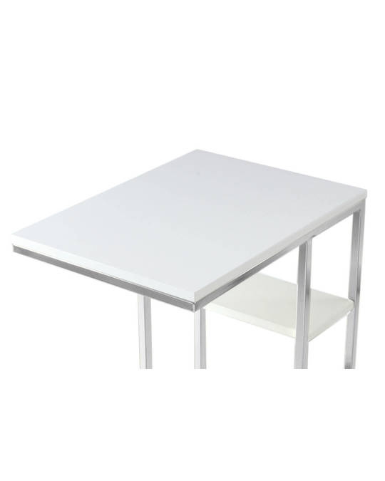 360Living Sidetable Lucilla 225 White / Silver