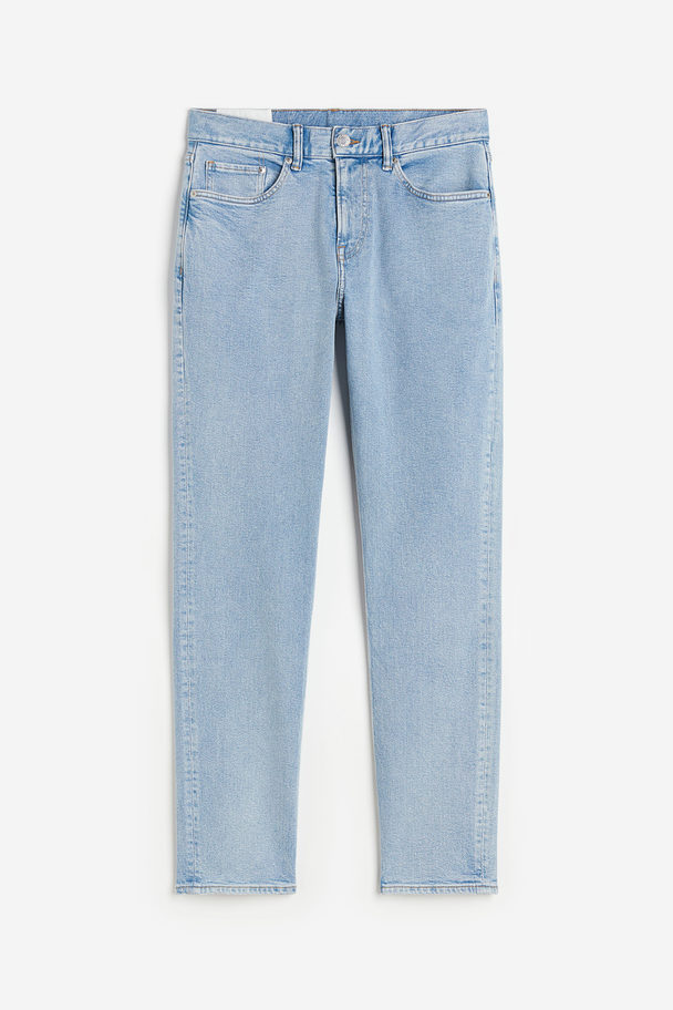 H&M Slim Jeans Helles Denimblau