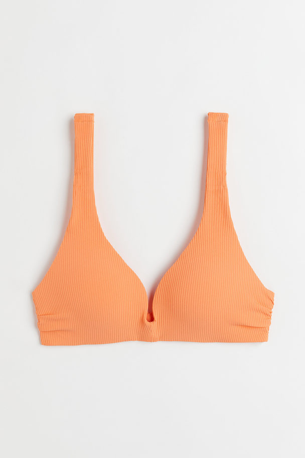 H&M Bikinitopp Med Push-up Orange