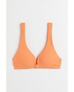 Bikinitop Med Pushup Orange