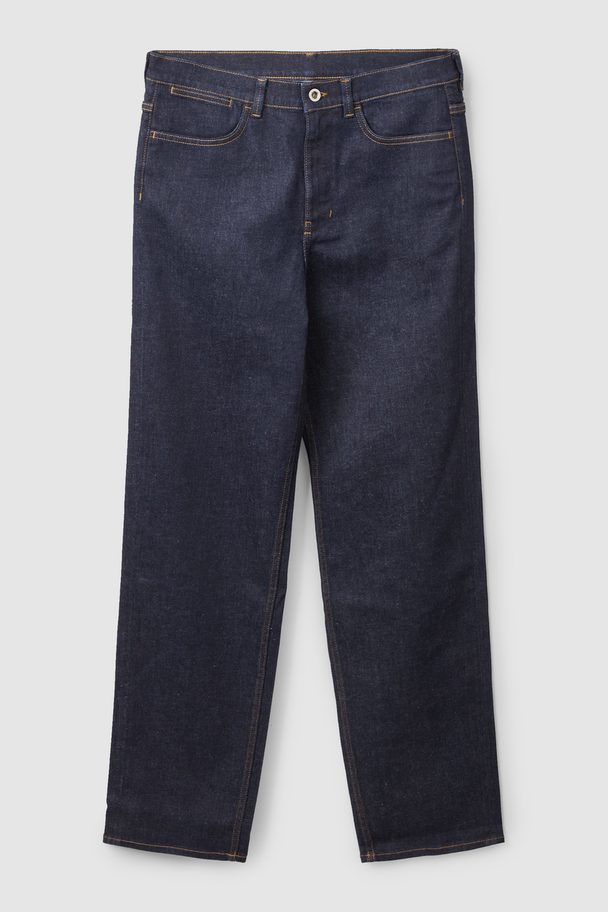 COS Relaxed Straight-fit Jeans Dark Blue