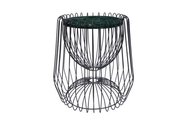 360Living Sidetable Malibu 225 Green / Black