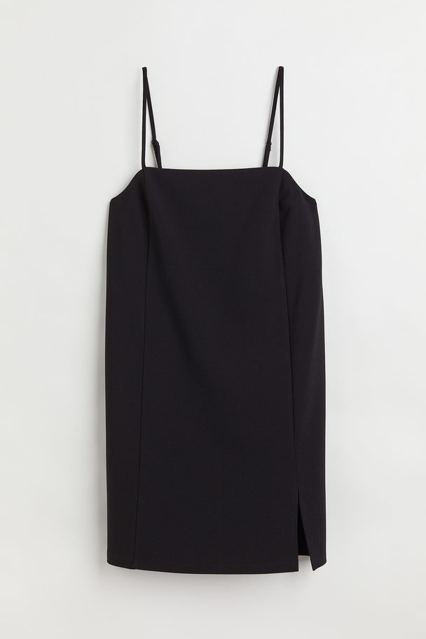 H&M Jersey A-line Dress Black