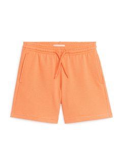 Shorts aus French Terry Helles Pfirsich