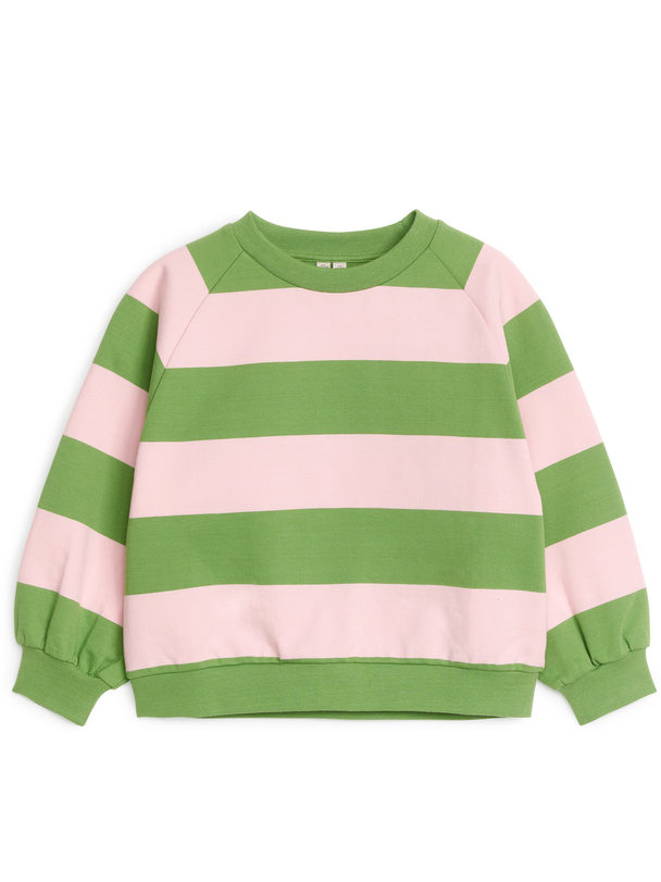 ARKET Afslappet Sweatshirt Grøn/pink