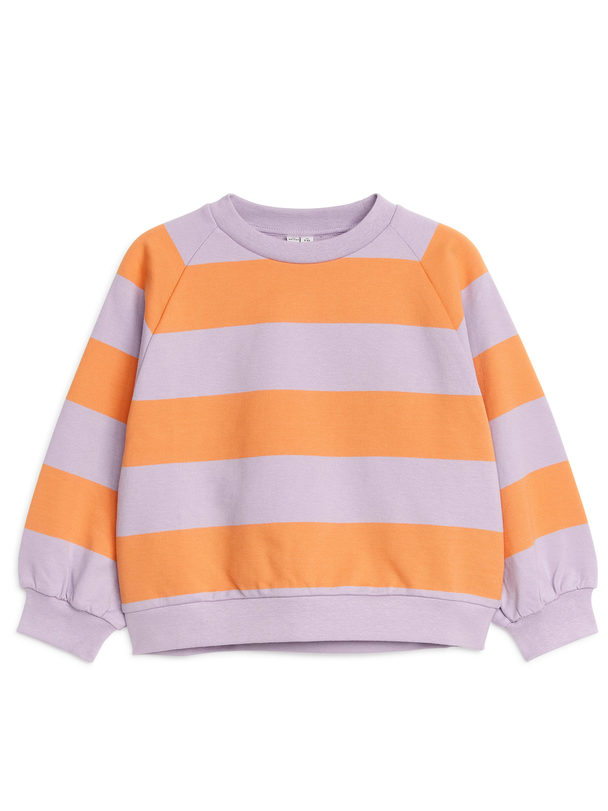 ARKET Afslappet Sweatshirt Syrenfarvet/orange