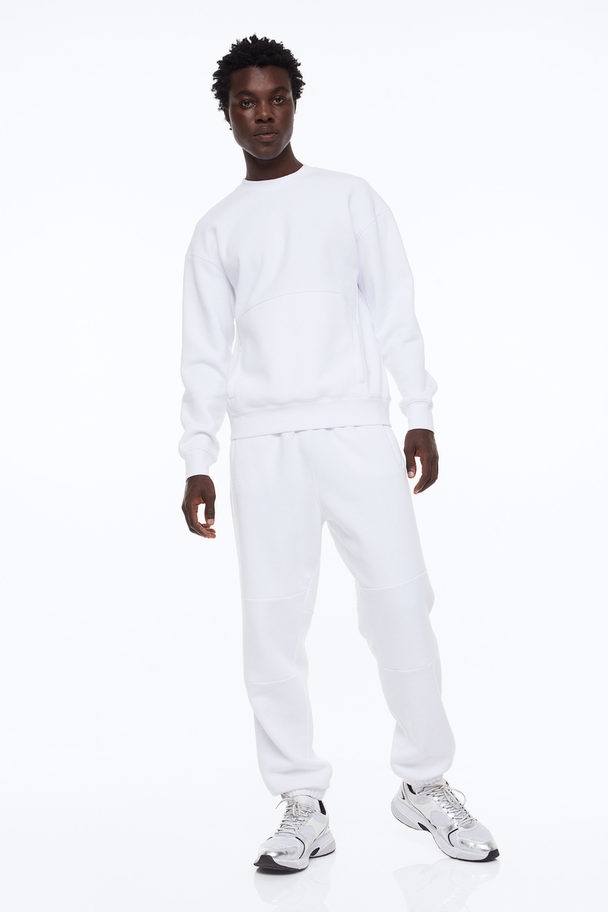 H&M Warm Sports Sweatshirt White
