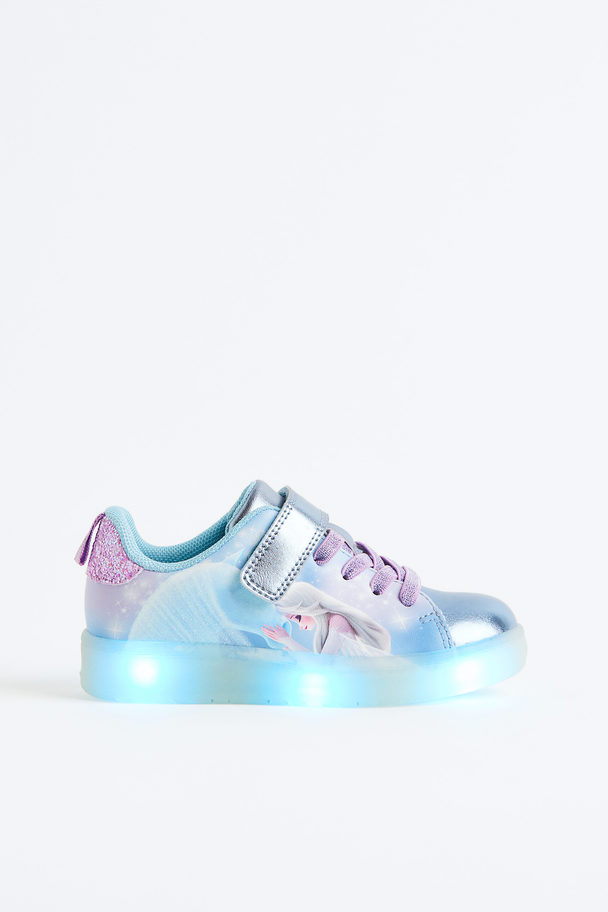 H&M Sneakers Met Ledlichtjes Lichtblauw/frozen