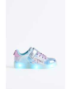 Sneakers Met Ledlichtjes Lichtblauw/frozen
