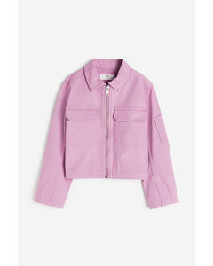Twill Jacket Pink