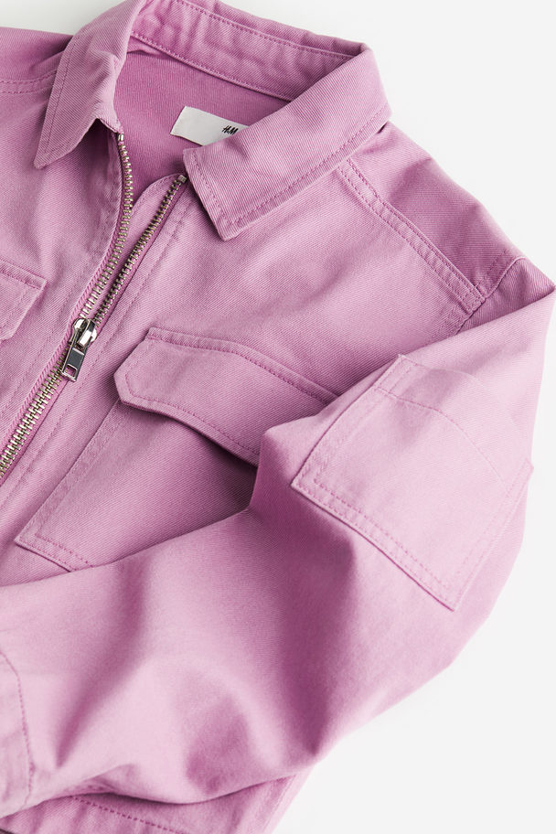 H&M Twill Jacket Pink