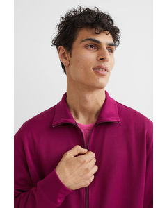 Relaxed Fit Track Jacket Purple