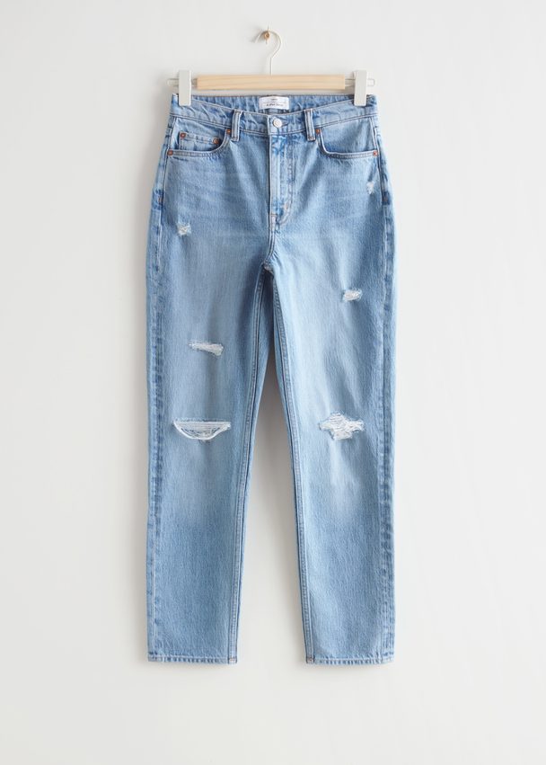 & Other Stories Tapered Jeans Light Blue