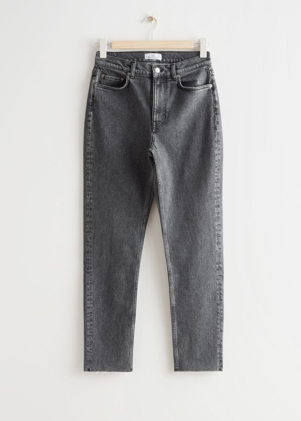 & Other Stories Tapered Jeans Grey