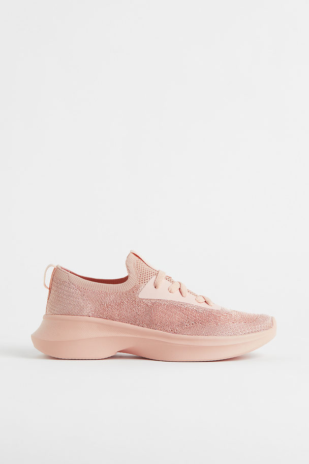H&M Fine-knit Trainers Pink