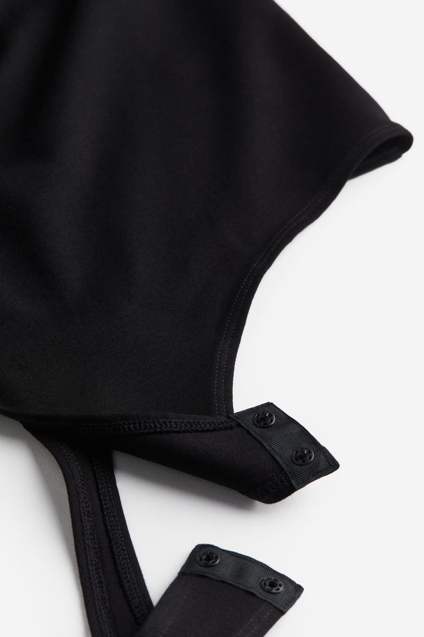 H&M Asymmetric Thong Body Black