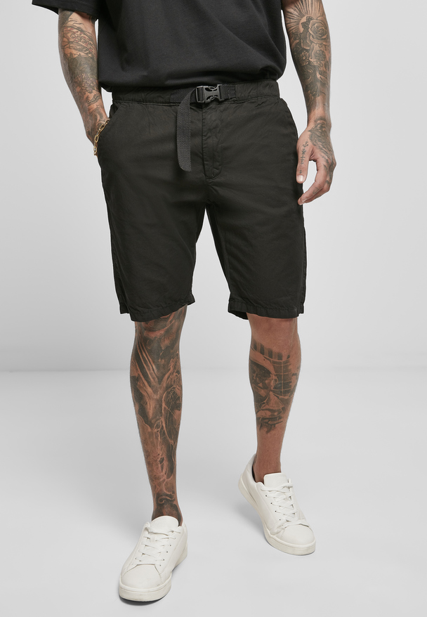 Urban Classics Herren Straight Leg Chino Shorts with Belt
