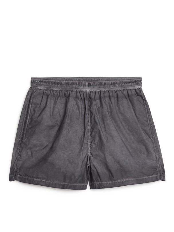 ARKET Active Garment-dyed Shorts Dark Grey