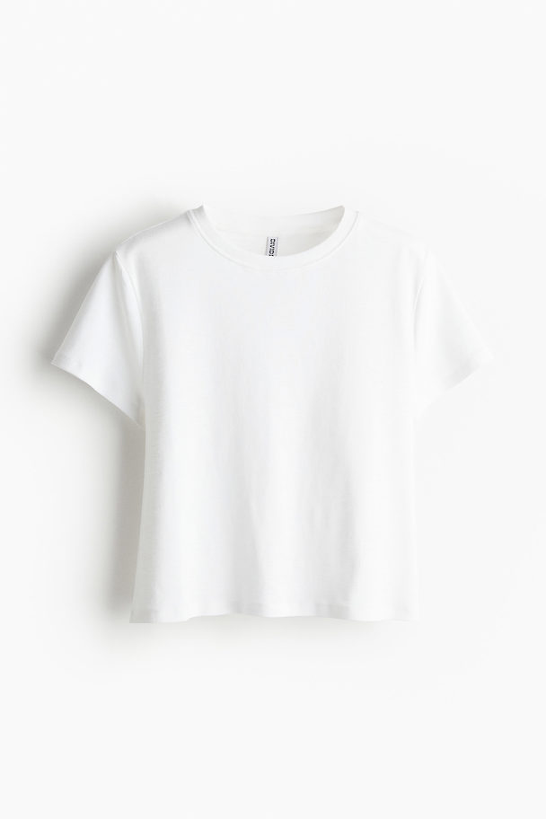 H&M T-shirt Hvid