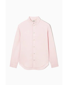 Regular-fit Button-down Collar Oxford Shirt Light Pink