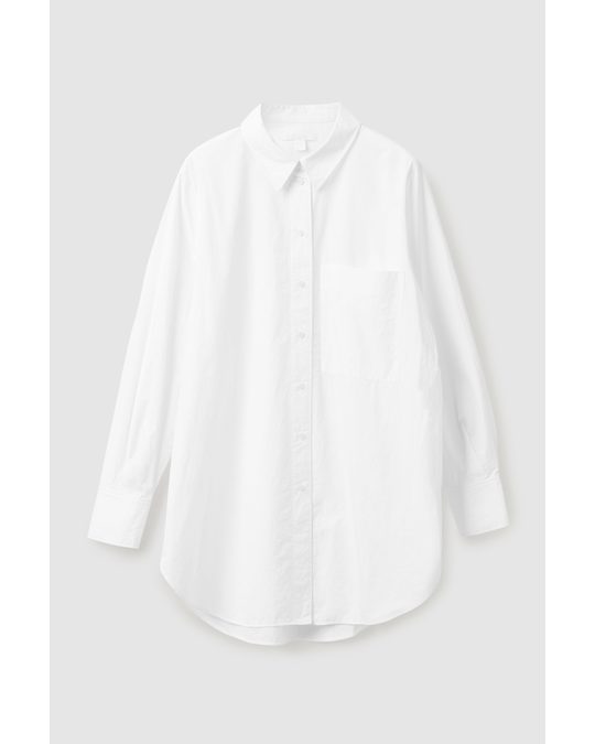 COS Oversized Tailored Shirt White