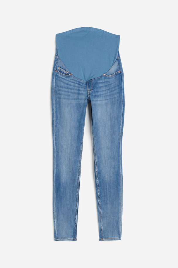 H&M Mama Super Skinny Jeans Denimblauw