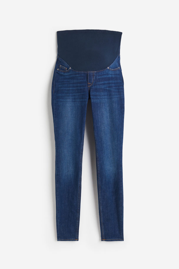 H&M Mama Super Skinny Jeans Donker Denimblauw