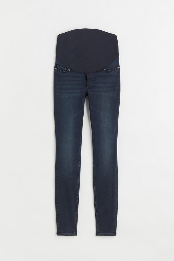 H&M Mama Super Skinny Jeans Dark Denim Blue