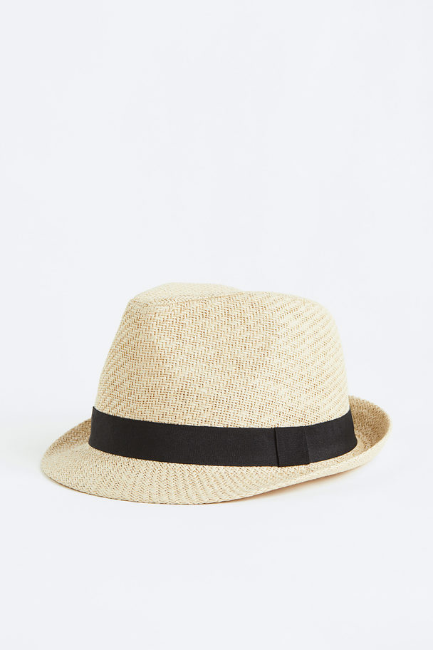 H&M Straw Hat Light Beige