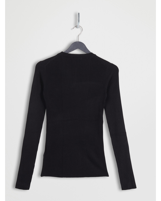 H&M Fine-knit top Black