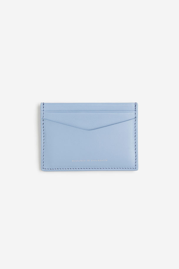 H&M Leather Card Holder Light Blue