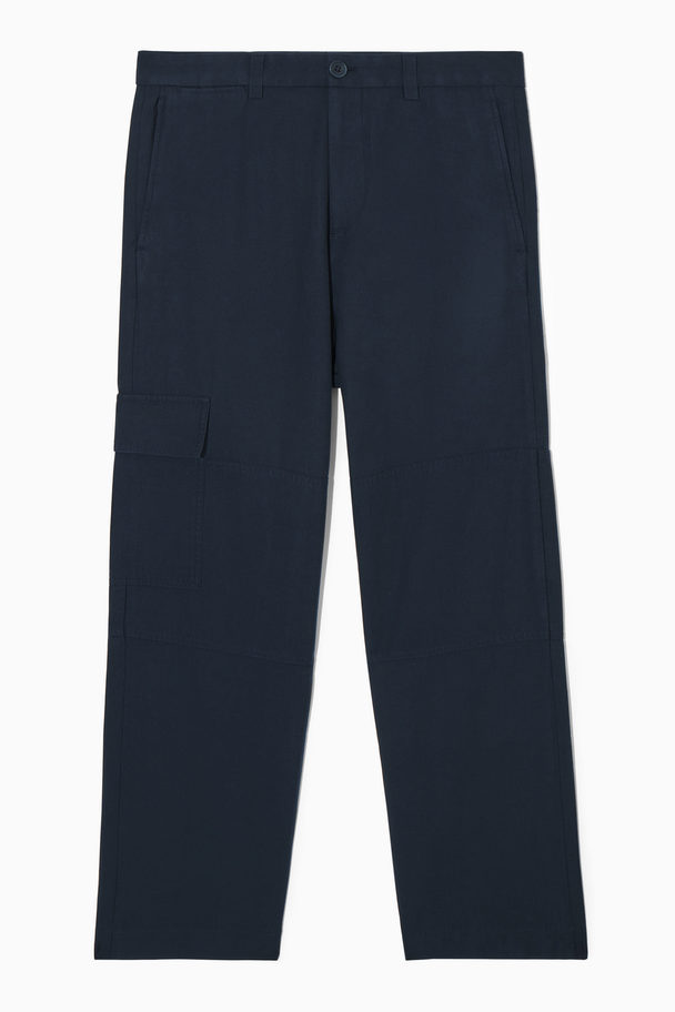 COS Tapered Utility Trousers Navy