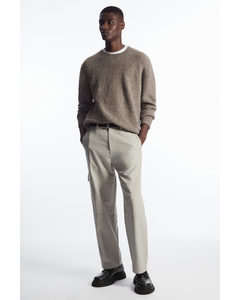Tapered Utility Trousers Stone