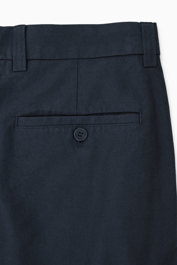 COS Tapered Utility Trousers Navy