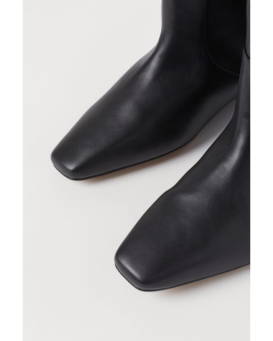 H&M Knee-high Boots Black