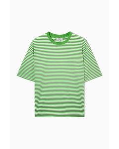 Oversized T-shirt Green / White
