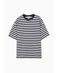 Oversized T-shirt Navy / Striped