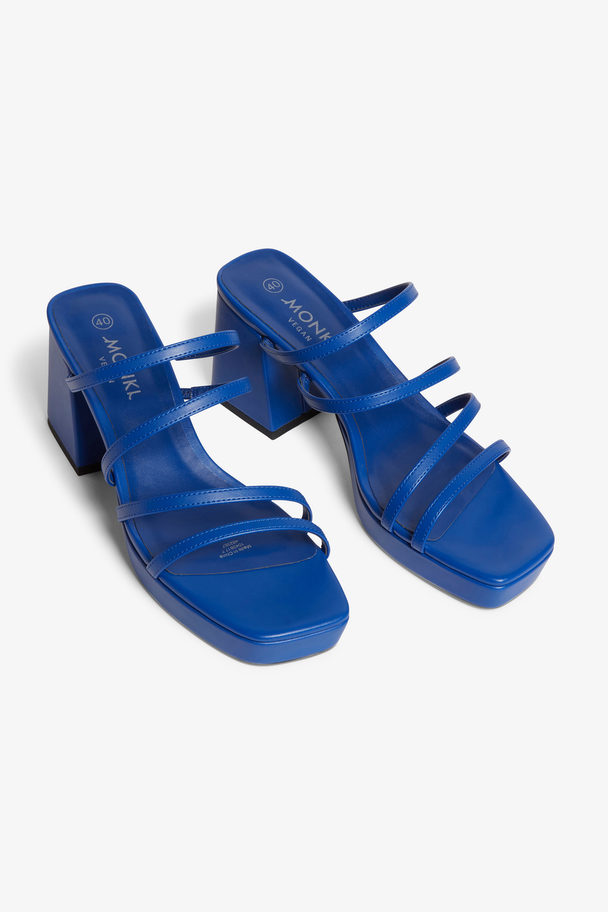 Blå Sandaler Med Stropper Og Blå Blue – Til 230 DKK | Afound