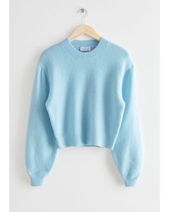 Relaxed Sweater Light Blue