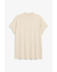 Oversize-T-Shirt Beige