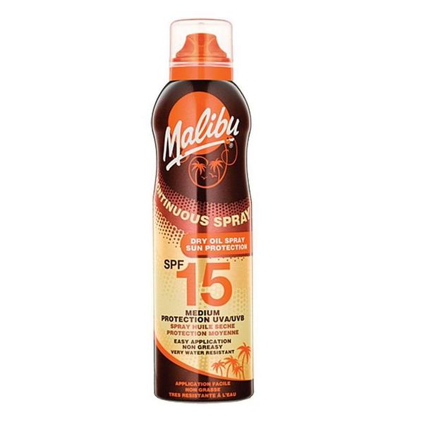 Malibu Malibu Continuous Dry Oil Spray Spf15 175ml