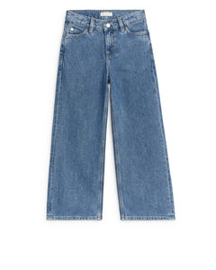 Wide-leg Jeans Blue