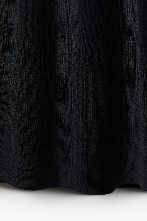 H&M Knitted Vest Top Black