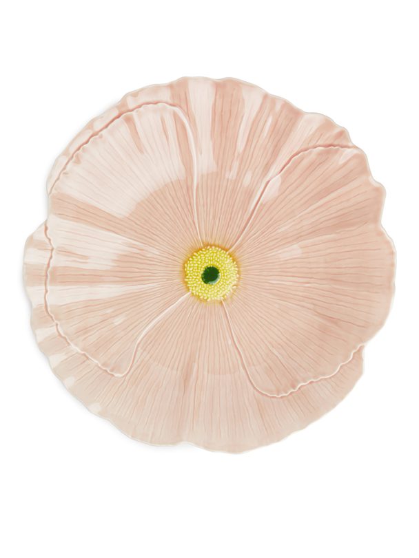 San Raphael San Raphael Wild Flower Centrepiece Plate, 40 Cm Light Pink