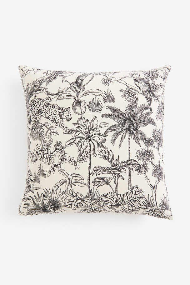 H&M HOME Patterned Cushion Cover White/patterned