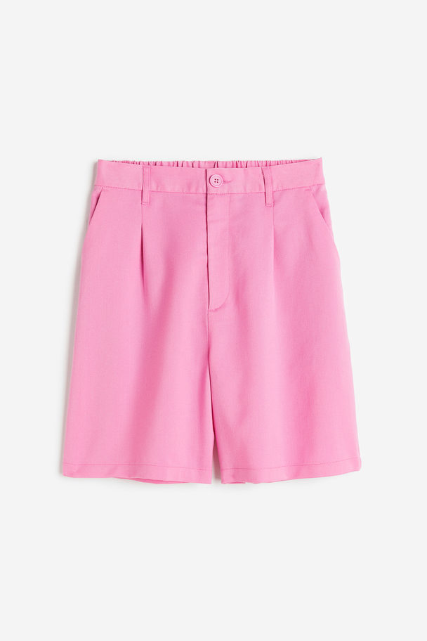 H&M Tailored Shorts Pink